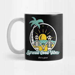 Good Vibes Tropical Beach Mug